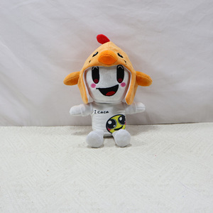 Peluche Mignonne en Forme de Chapeau de Poulet, 9 Pouces, Douce, avec Impression « I <span class=keywords><strong>Caca</strong></span> », Cadeau pour Enfants et Fans de Jeux - Product Image 3