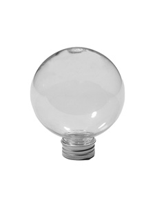 Bouteilles en plastique PET rondes transparentes de 270 ml en gros, contenants sphériques pour jus et boissons avec bouchon à vis pour décorations de Noël - Product Image 6