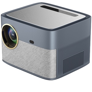 HTP Auto Portable Projector 4K Android Smart Wi-Fi 5G BT5.1 Full HD LCD LED Dust-free Beamer 3500 Lumens Stereo Q8 <b>Mini</b> 720p For - Product Image 1