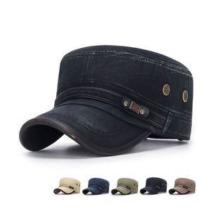 Four Seasons Universal Washed Vintage <b>Flat</b> <b>Cap</b> Leather Edge Retro Faded <b>Men</b> Women Casual Sports <b>Cap</b> Fishing Camp Hat <b>Cap</b> for <b>Men</b> - Product Image 6