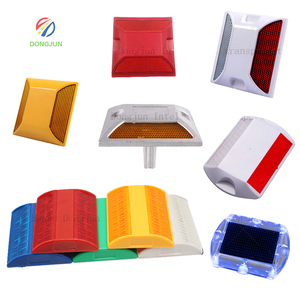 Двухсторонние отражающие дорожные шпильки, 3 м, приподнятые дорожные маркеры, отражающие пластиковые дорожные шпильки, дорожные отражатели, кошачий глаз - Product Image 1