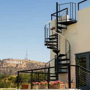 Scala a chiocciola mentale esterna esterna residenziale esterna scala a caldo scala a chiocciola in acciaio dolce - Product Image 4