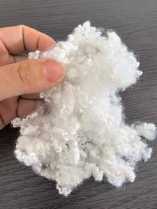 เส้นใยโพลีเอสเตอร์รีไซเคิลเคลือบซิลิโคนแบบกลวง ขนาด 3 มม. 7 มม. 15 มม. 32 มม. 64 มม. สำหรับยัดไส้หมอนในงานสิ่งทอภายในบ้าน - Product Image 2