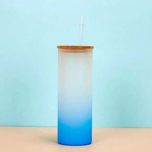 Gobelet en verre droit léger de 20 oz avec sangle de transport pour étudiants nomades - Product Image 4