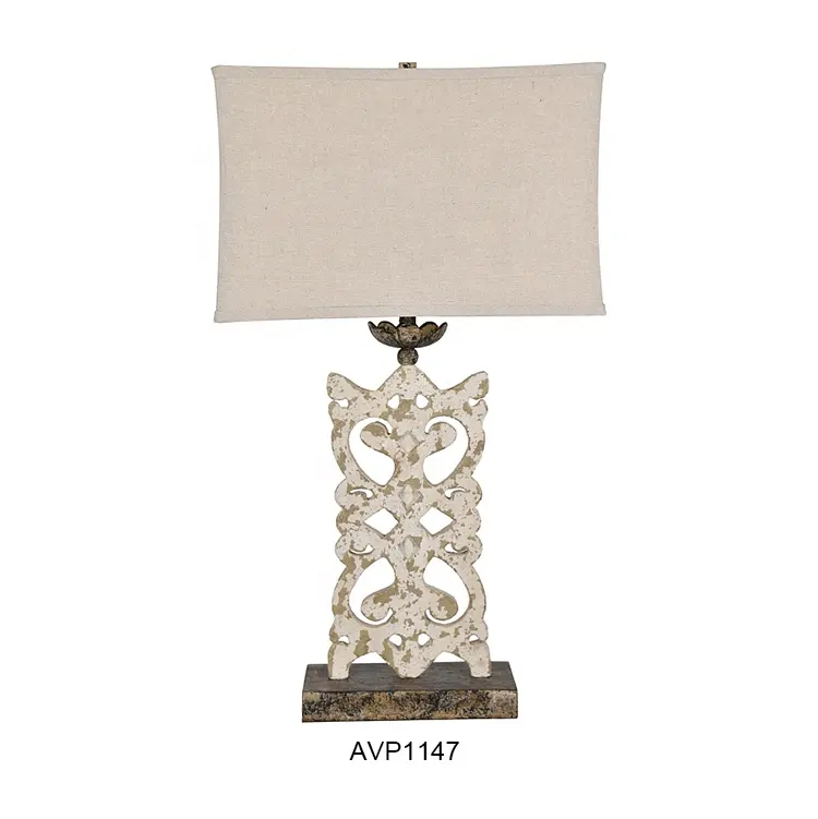 Гостиничный домашний прикроватный столик для гостиной роскошные антикварные декоративные настольные лампы из белого полимера