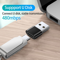 Coque en aluminium Otg Adaptateur Usb vers Usb c Type C Femelle vers USB a Male Charger Converter Type c Adapter for macbook Laptop