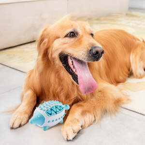 Eco-Friendly <b>TPR</b> Slow Feeder Puzzle Dog Chew Toys with Multi-functional Design for Tough Teeth Cleaning & Teething - Product Image 6