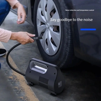 150psi Noir Numérique Gonfleur De Pneu DC 12V Filaire Mini Électrique Smart Voiture Pneu Pompe À Air 150 PSI Portable Compresseur D'air pour voiture