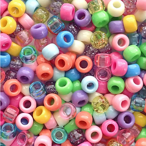 1000 pièces <span class=keywords><strong>perles</strong></span> de poney 6x9mm pour collier bracelet d'amitié faisant des <span class=keywords><strong>perles</strong></span> de cheveux pour <span class=keywords><strong>tresses</strong></span> grand trou <span class=keywords><strong>perles</strong></span> - Product Image 6