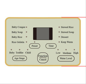 Petit appareil de cuisine produits pour bébés 1.0L PP Corps Pot en céramique Portable Économie d'énergie Mini électrique Sous Vide Smart Crockpot - Product Image 6