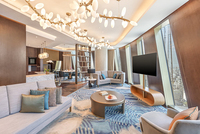 Modernes Maßgefertigtes Hotelzimmer-Möbelset im Luxusstil für Hotelprojekte 5-Sterne-Gastgewerbe Komplettpaket vom Hersteller