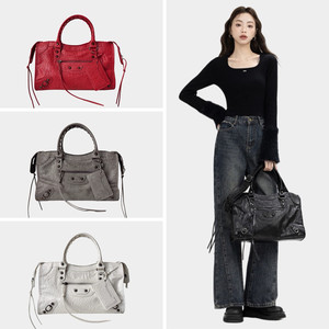 Sac à main bandoulière en cuir véritable haut de gamme pour femmes, grande capacité, tendance, luxe léger, sac à bandoulière pour les trajets quotidiens - Product Image 1