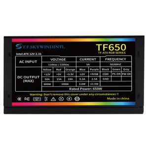 पूर्ण मॉड्यूल <span class=keywords><strong>rgb</strong></span> 650w डेस्कटॉप एट्रिक्स गेमिंग पावर की आपूर्ति कंप्यूटर के लिए उच्च दक्षता के साथ पीसी कूलिंग स्टॉक - Product Image 4