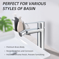 Robinet de bidet Topway 2026 en laiton sur mesure, levier unique, noir mat moderne, monotrou, pour hôtels et hôpitaux, garantie 3 ans