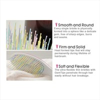 Brosse démêlante TONG FONG 88004SCL bien conçue avec manche en plastique ventilé, idéale pour salon, dotée de poils en nylon