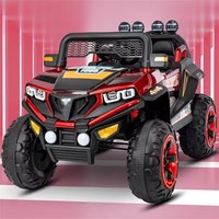 Voiture électrique 4 roues pas chère pour enfants, buggy de plage avec musique et lumières, cadeau idéal, alimentée par batterie
