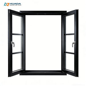 Fenêtres de maison en aluminium certifiées NFRC, système insonorisant, fenêtres <span class=keywords><strong>à</strong></span> battants pivotants avec moustiquaire - Product Image 3