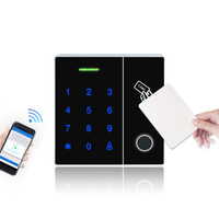 Sistema de Control de Acceso Biométrico Autónomo con Huella Dactilar y Tarjeta RFID, Diseño Impermeable, OEM/ODM, Conectividad WiFi/Bluetooth