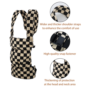 Porte-bébé pliable moderne et léger, imperméable, avec dossier en X, confortable, pour bébés de 0 à 6 mois, idéal pour les voyages, sans maintien manuel - Product Image 3