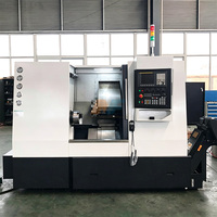 Centro de Mecanizado CNC de Servicio Medio TCK550, Torneado-Fresado, Doble Husillo, Bancada Inclinada Automática, Control FANUC, Motor GSK 380V