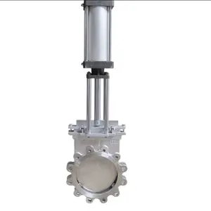 High quality reasonable valve knife price pneumatic stainless steel knife gate valve