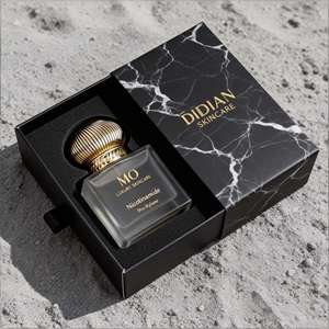 Atomizador de Perfume Portátil Personalizado con Logotipo, MOQ Bajo, Envase Cosmético Vacío de 100 ml, 30 ml, Botellas de Perfume Negras Esmeriladas de 50 ml con Caja - Product Image 5