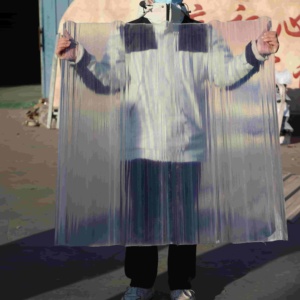 แผ่นหลังคาไฟเบอร์กลาสโปร่งแสงโปร่งแสงโปร่งแสงใสลอน1.5มม. 2มม. 2.5มม. 3มม. สำหรับหลังคา - Product Image 1