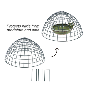 Esschert Design Cage de protection pour oiseaux protège les oiseaux des prédateurs et des chats lorsqu'ils mangent des aliments - Product Image 4