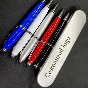 터치 스크린 펜 USB 플래시 드라이브 64GB 크리에이티브 비즈니스 선물 펜 드라이브 32GB 블랙 메모리 스틱 화이트 Pendrive <span class=keywords><strong>16GB</strong></span> <span class=keywords><strong>3</strong></span> 1 U 디스크 - Product Image 4