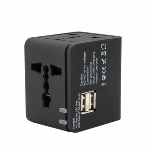 Adaptateur secteur de voyage HHT-148 2USB 5V 2.1A avec prise US UK AUS EU - Product Image 4