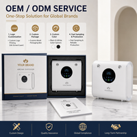 Diffuseur de parfum mural OEM ODM avec application Bluetooth, moins de 36 dB, 300 ml, 3 niveaux, minuterie 24h, 200-800 m³