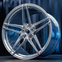 Rines Forjados Personalizados de 1 Pieza, Pulidos, de 17, 18, 19, 20, 21 y 22 Pulgadas, Ruedas de Aleación Forjada para Autos de Carreras, para BMW, Audi, Mercedes Benz, AMG, SL, GT