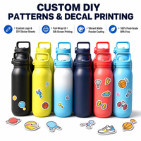 Botol minum vakum olahraga bertema terbuka yang dapat disesuaikan, portabel untuk luar ruangan, 20oz/30oz, terbuat dari stainless steel, tutup pop-up, desain kreatif