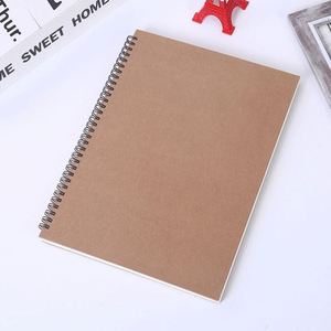 Bloc-notes à spirales en kraft avec impression de logo, cadeau promotionnel - Product Image 3