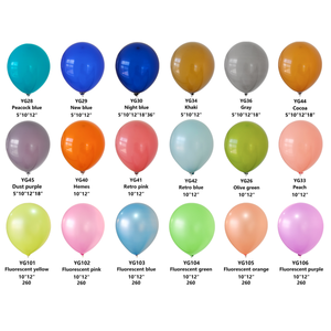100pcs 10 Inch Matte Coral Red Latex <strong>Balloons</strong> 2.2g Standard <strong>Weight</strong> Multi-Color Halloween Valentine's Day Easter Decorations - Product Image 5