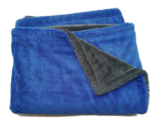 Serviette <span class=keywords><strong>de</strong></span> séchage <span class=keywords><strong>de</strong></span> voiture en microfibre grande taille à boucles torsadées, <span class=keywords><strong>chiffon</strong></span> absorbant pour lavage et <span class=keywords><strong>nettoyage</strong></span> <span class=keywords><strong>de</strong></span> voiture 1200gsm 1300gsm 1400gsm - Product Image 3