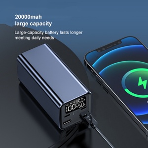 Batterie externe pour ordinateur portable PD65W 100W 20000mAh, chargeur portable pour téléphone, chargeur de batterie, charge rapide, batterie externe pour ordinateur portable - Product Image 4