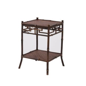 Soporte de bambú hecho a mano para flores, estante de exhibición de té, color bambú púrpura, decoración del hogar, origen Anji - Product Image 5
