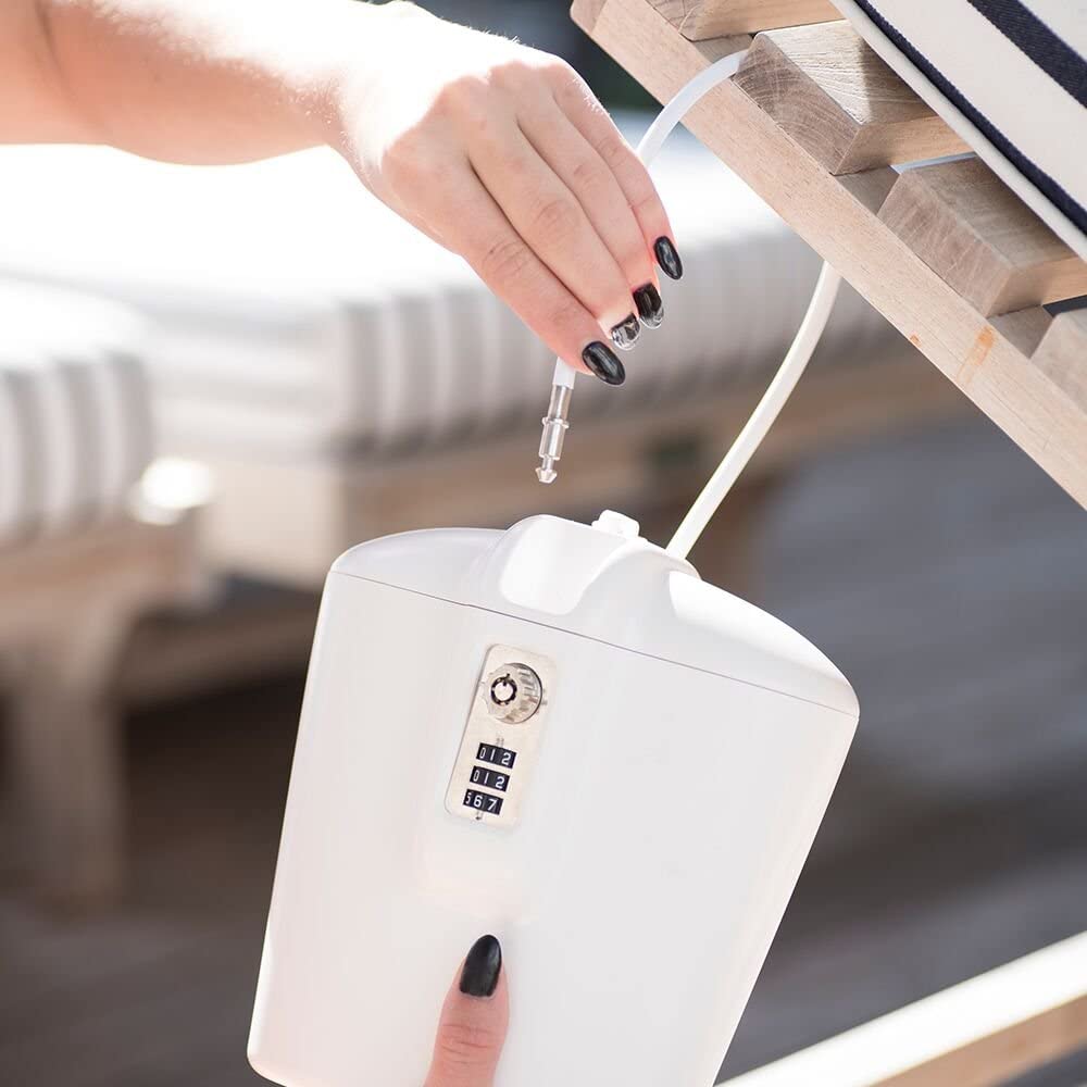 Новое поступление, уличный противокражный водонепроницаемый комбинированный портативный Сейф для пляжа, безопасный замок для пляжного стула