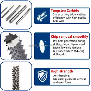 Katı Karbür AlTin 2 Kanallı Mısır Uçlu Freze DIY CNC Kesici Takım 6mm 10mm Kutu Özelleştirilebilir OEM Router Uçları PCB Bakalit Fiberglas - Product Image 5
