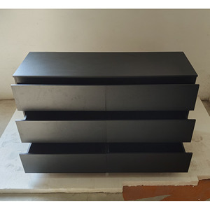 Cassettiera a 6 cassetti senza maniglie con cassetti estraibili in legno per l'organizzazione della camera da letto e del soggiorno - Product Image 5