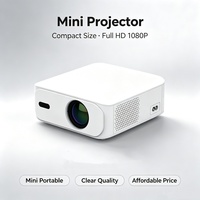 Mini projecteur LED 4K Home Cinéma avec Wi-Fi et Bluetooth, projecteur vidéo de qualité supérieure, projecteur portable Android 4K, projecteur de téléphone 1080P