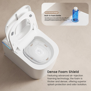 Inodoro Inteligente de Alta Calidad con Drenaje P-Trap, Descarga Automática, Desodorización, Control Remoto y Tecnología de Calefacción del Asiento - Product Image 4