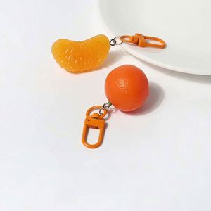 Cute Orange Keychain Fruit-Shaped <b>Bag</b> Charm, Small Hanging Decor Fashion Jewelry Gift for Women & Kids - Product Image 1