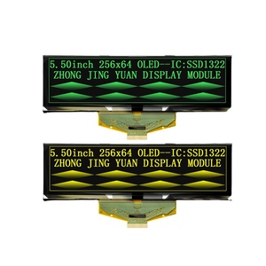 Módulo de pantalla OLED monocromática de 5,5 pulgadas, 256 × 64, controlador SSD1322, interfaz paralela SPI, pantalla OLED - Product Image 1