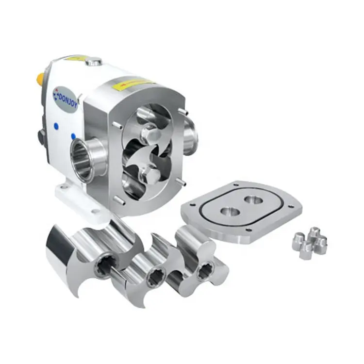 DONJOY TUL/TUR series 3A sanitary single-stage pump electric gear rotary lobe pumps