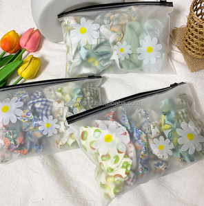 BELLEWORLD-Caja de regalo personalizada de PVC para mujer, cinta para el pelo de satén con flores de <span class=keywords><strong>lunares</strong></span> azules, conjunto a granel, 7 Uds. - Product Image 6