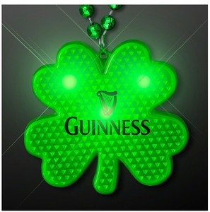 Pendentif amulette de couleur verte pour fête des couples, éclairage de croissance à led, collier en perles shamrock, trèfle porte-bonheur, saint-valentin - Product Image 3