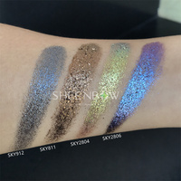 Fard à paupières en poudre scintillante super scintillante Fard à paupières métallique à pigments diamantés Poudre de pot de pigments en vrac Cosmétiques