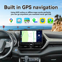 Écran radio MOOKAKA 11,5 pouces pour Toyota Highlander 2021, Android 15, navigation GPS, écran stéréo, CarPlay, Android Auto, LHD et RHD